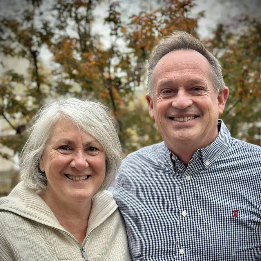 headshot of retreat shepherds Tim and Rebecca Hawkins